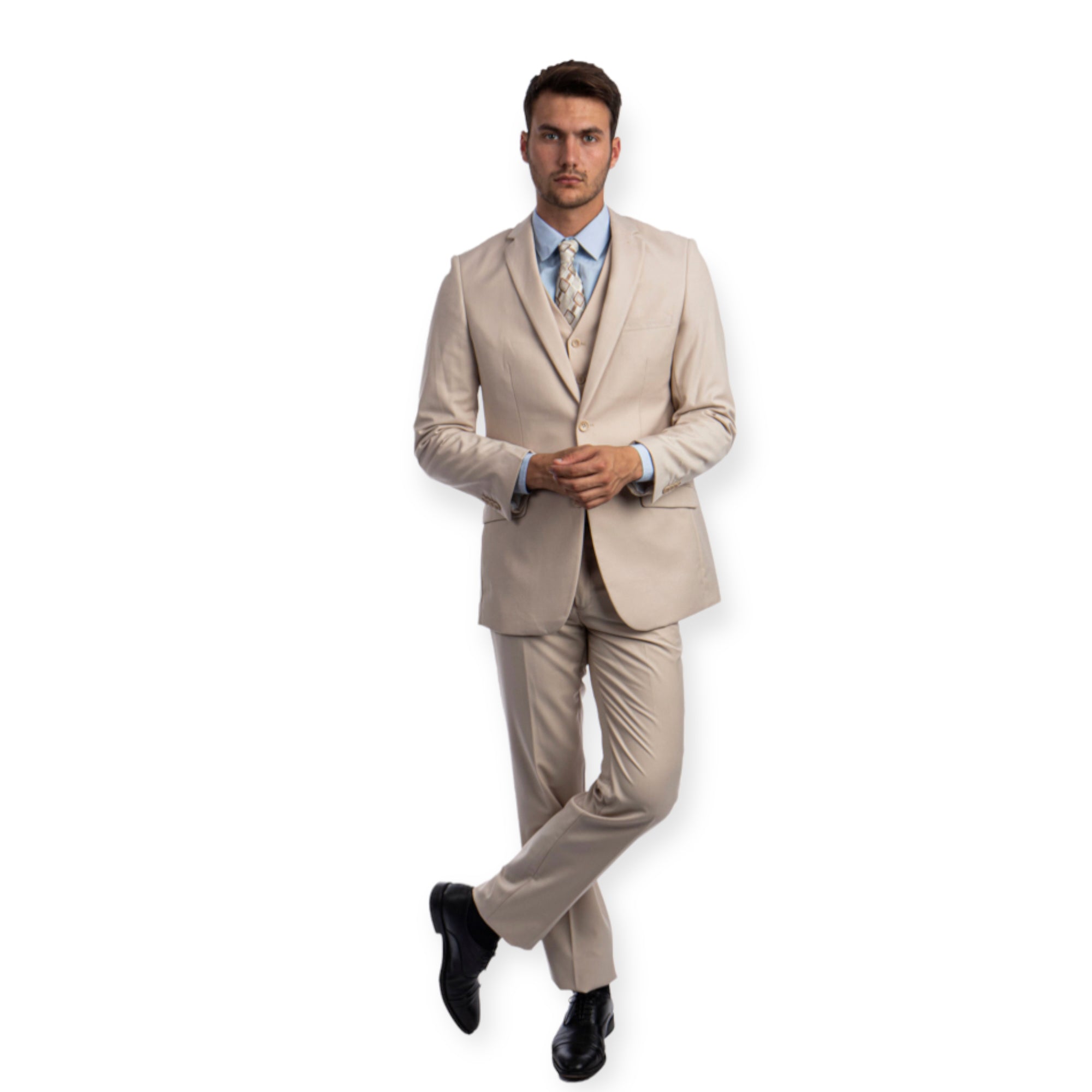 AZZURO: 3pc Slim Fit Suit M231H